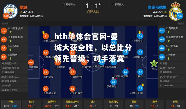 hth华体会官网-曼城大获全胜，以总比分领先晋级，对手落寞