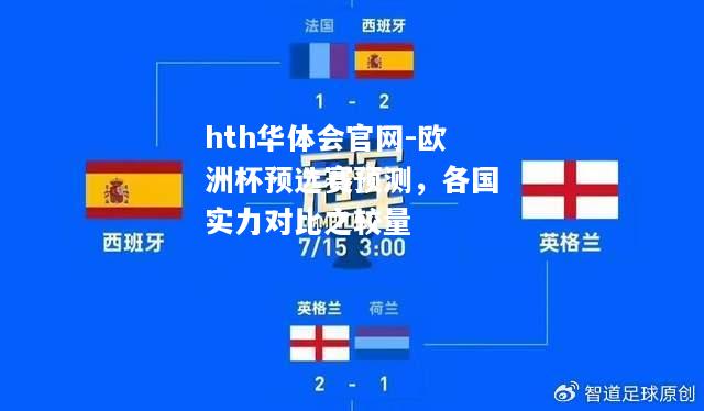 欧洲杯预选赛预测，各国实力对比之较量